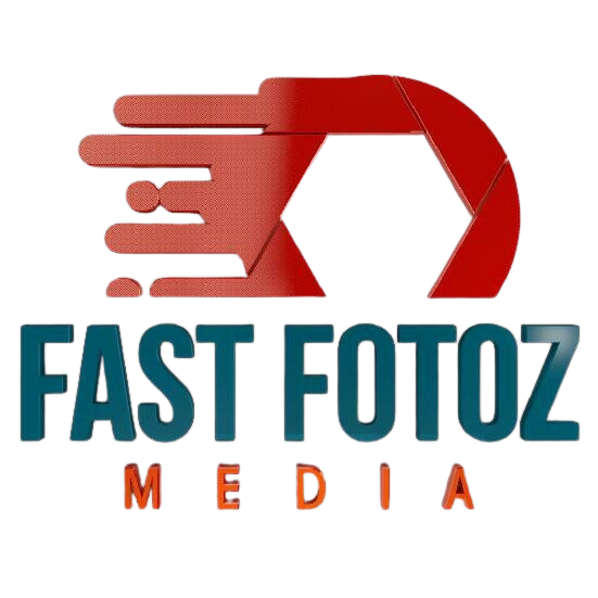 Fast Fotos Media logo (dark)